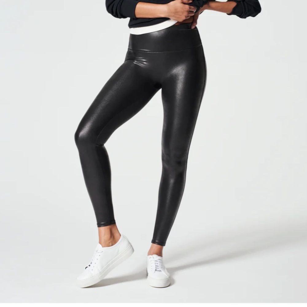 Spanx Faux Leather Leggings (NWOT)
